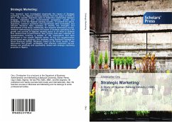 Strategic Marketing: - Onu, Christopher