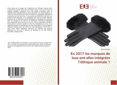 En 2017 les marques de luxe ont-elles intégrées l¿éthique animale ? - Répas, Renata