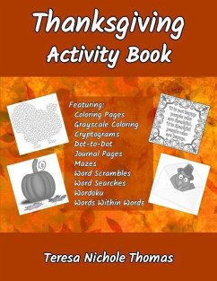 Thanksgiving Activity Book - Thomas, Teresa Nichole
