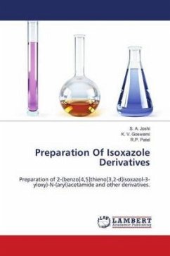 Preparation Of Isoxazole Derivatives - Joshi, S. A.;Goswami, K. V.;Patel, R. P.