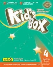 Kid's Box Updated Level 4 Activity Book with Online Resources Hong Kong Edition - Nixon, Caroline; Tomlinson, Michael