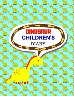 Dinosaur Children's Diary: For Kids Ages 4-8 Childhood Learning, Preschool Activity Book 100 Pages Size 8.5x11 Inch - Mozley, Maxima