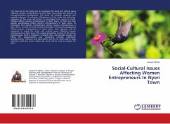 Social-Cultural Issues Affecting Women Entrepreneurs In Nyeri Town - Ndiritu, Joseph