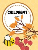 Children's Diary: Ages 4-8 Childhood Learning, Preschool Activity Book 100 Pages Size 8.5x11 Inch