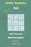 Master of Puzzles - Killer Sudoku 200 Hard to Expert Puzzles 9x9 Vol. 14