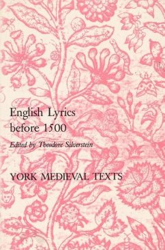 English Lyrics Before 1500