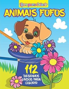 Livro para Colorir Animais Fofos - Editora, Shekel