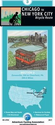 Chicago to New York City Bicycle Route: #3 Zanesville, Ohio - Clearfield, Pennsylvania - 296 Miles - Adventure Cycling Association