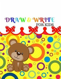 Draw&write for Kids: Ages 4-8 Childhood Learning, Preschool Activity Book 100 Pages Size 8.5x11 Inch - Mozley, Maxima