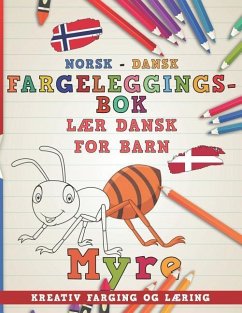 Fargeleggingsbok Norsk - Dansk I L - Nerdmediano