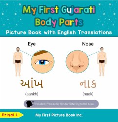 My First Gujarati Body Parts Picture Book with English Translations (Teach & Learn Basic Gujarati words for Children, #7) (eBook, ePUB) - Jhaveri, Priyal