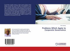Problems Which Apply to Corporate Governance