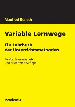 Variable Lernwege (eBook, PDF) - Bönsch, Manfred