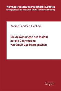 Cover Die Auswirkungen des MoMiG auf die Übertragung von GmbH-Geschäftsanteilen (eBook, PDF)