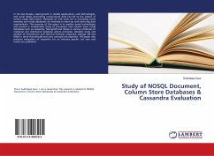 Study of NOSQL Document, Column Store Databases & Cassandra Evaluation