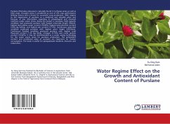 Water Regime Effect on the Growth and Antioxidant Content of Purslane