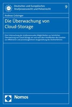 Die Überwachung von Cloud-Storage - Grözinger, Andreas