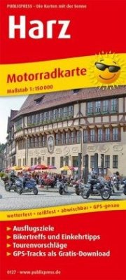 PublicPress Motorradkarte Harz