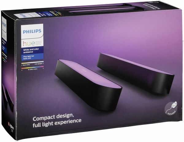 Philips Hue Play Lightbar Doppelpack LED schwarz - Portofrei bei bücher.de  kaufen