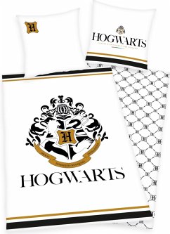 Herding HARRY POTTER Bettwäsche-Set, Wendemotiv, Bettbezug 135 x 200 cm, Kopfkissenbezug 80 x 80 cm