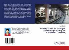 Investigations on Strength & Damping Property of Rubberized Concrete