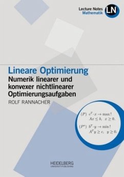 Lineare Optimierung - Rannacher, Rolf