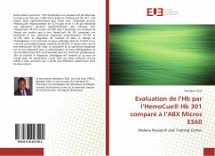 Evaluation de l¿Hb par l¿HemoCue® Hb 301 comparé à l¿ABX Micros ES60 - Cisse, Hamidou
