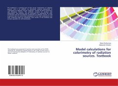 Model calculations for colorimetry of radiation sources. Textbook