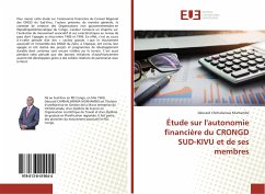 Étude sur l'autonomie financière du CRONGD SUD-KIVU et de ses membres - Chirhalwirwa Murhambo, Déocard
