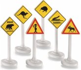 SIKU 0894 - Internationale Verkehrszeichen, Gelb/Weiß, 6 Schilder