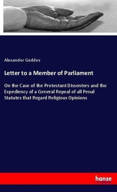 Letter to a Member of Parliament - Geddes, Alexander