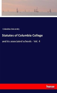 Statutes of Columbia College - Columbia University
