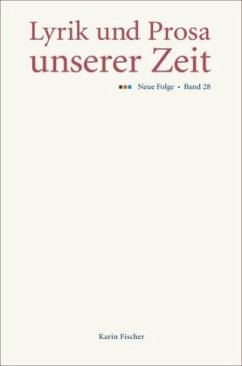 Cover Lyrik und Prosa unserer Zeit