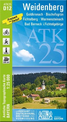 Cover Amtliche Topographische Karte Bayern Weidenberg