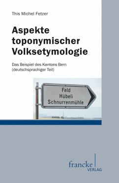 Aspekte toponymischer Volksetymologie (eBook, PDF) - Fetzer, This Michel