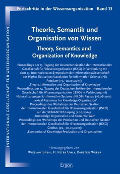 Theorie, Semantik und Organisation von Wissen (eBook, PDF)