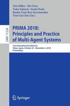 PRIMA 2018: Principles and Practice of Multi-Agent Systems (eBook, PDF)
