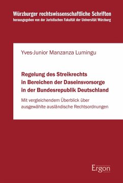 Cover Regelung des Streikrechts in Bereichen der Daseinsvorsorge in der Bundesrepublik Deutschland (eBook, PDF)