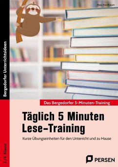 Täglich 5 Minuten Lese-Training - 3./4. Klasse - Kirschbaum, Klara