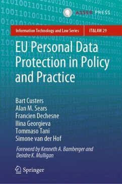 EU Personal Data Protection in Policy and Practice - Custers, Bart;Sears, Alan M.;Dechesne, Francien