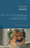 Pseudolo. Testo latino a fronte Pseudolo. Testo latino a fronte