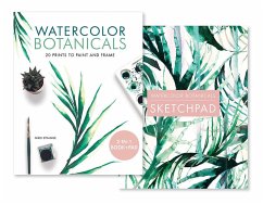 Watercolor Botanicals (2 Books in 1) - Strange, Nikki