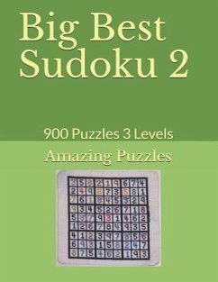 Big Best Sudoku 2: 900 Puzzles 3 Levels - Puzzles, Amazing