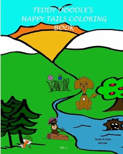 Teddy Doodle's Happy Tails Coloring Book - Bencsik, Tamas; Bencsik, Katie