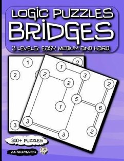 Logic Puzzles Bridges: 3 Levels: Easy, Medium and Hard. - Aenigmatis