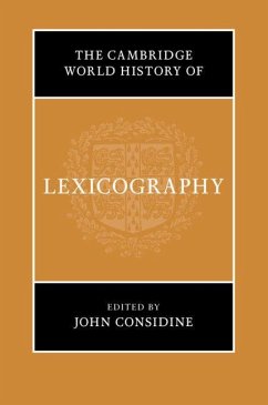 Cover The Cambridge World History of Lexicography