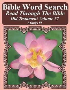 Bible Word Search Read Through The Bible Old Testament Volume 57: 1 Kings #5 Extra Large Print - Pope, T. W.