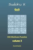 Sudoku X - 200 Medium Puzzles Vol.2