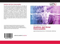 Análisis del Error Inexcusable - Arteaga Ramírez, Eudelia Elisabeth