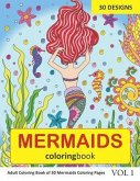 Mermaids Coloring Book: 30 Coloring Pages of Mermaids in Coloring Book for Adults (Vol 1)